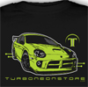 TurboNeonStore Superb Black T-Shirt