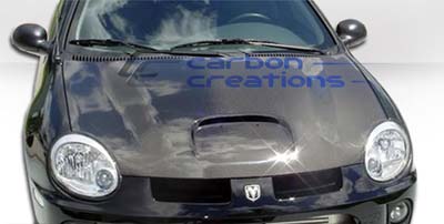 Extreme Dimensions 2000-2005 Dodge Neon Carbon Creations SRT Look Hood - 1 Piece