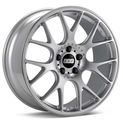 BBS CH-R Bright Silver w/Polished Stainless Lip Rims Set of 4 - Neon SRT-4