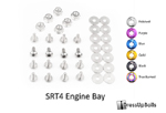 Dress Up Bolts Titanium Engine Bay Kit - Neon SRT-4