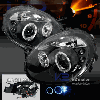 Spec-D Dual Halo LED Projector Headlights Black - Neon SRT-4