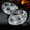 Spec-D Dual Halo LED Projector Headlights Chrome - Neon SRT-4