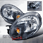 Spec-D Crystal Headlights - Black SRT-4